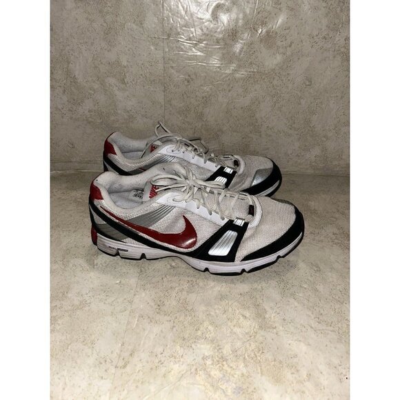 Nike Dual Fusion TR White/Red/Black Athletic Running  Dad Shoes Men’s Size 14 - Picture 2 of 11